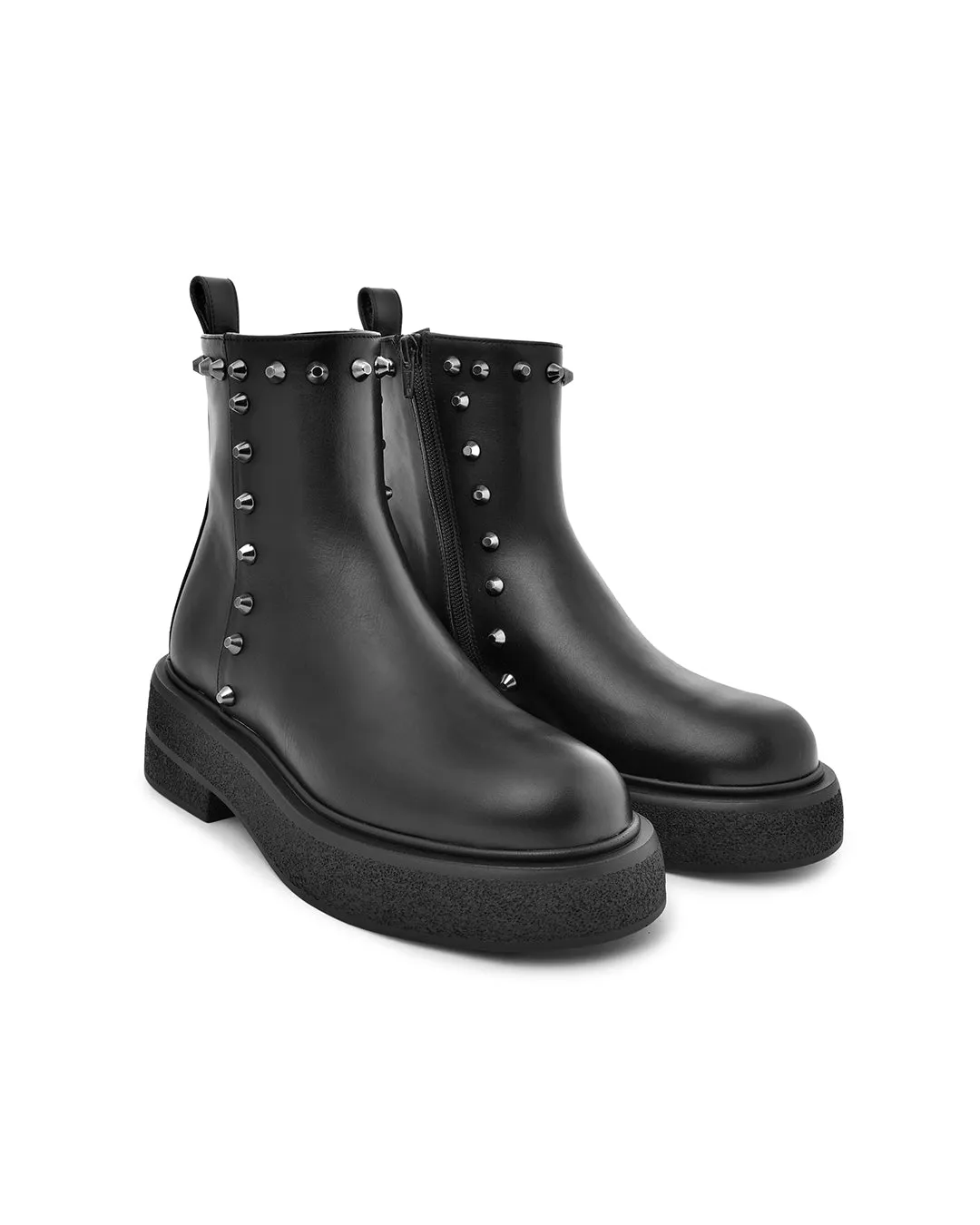 Nikko Pyramid Studs Ankle Boots