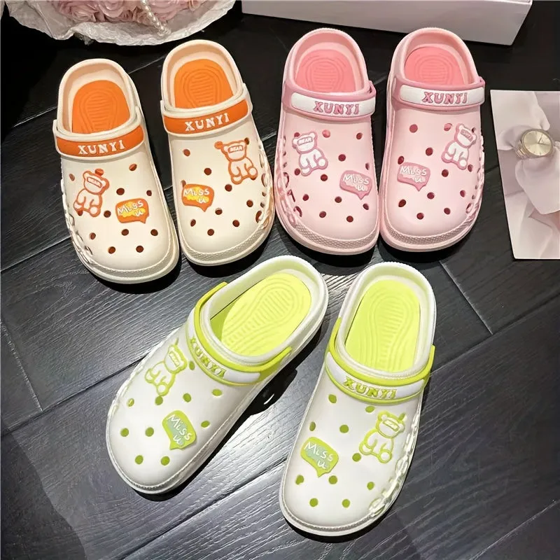 Non-slip Clogs For Girls Indoor Outdoor Shoes, FS