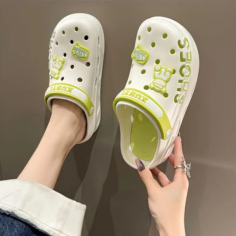 Non-slip Clogs For Girls Indoor Outdoor Shoes, FS