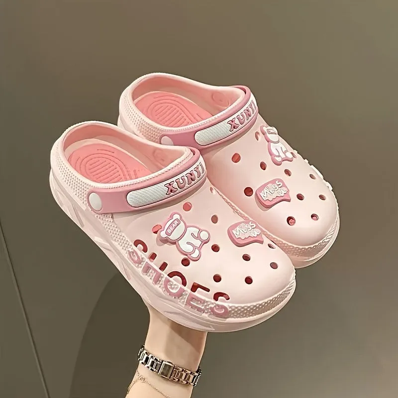 Non-slip Clogs For Girls Indoor Outdoor Shoes, FS