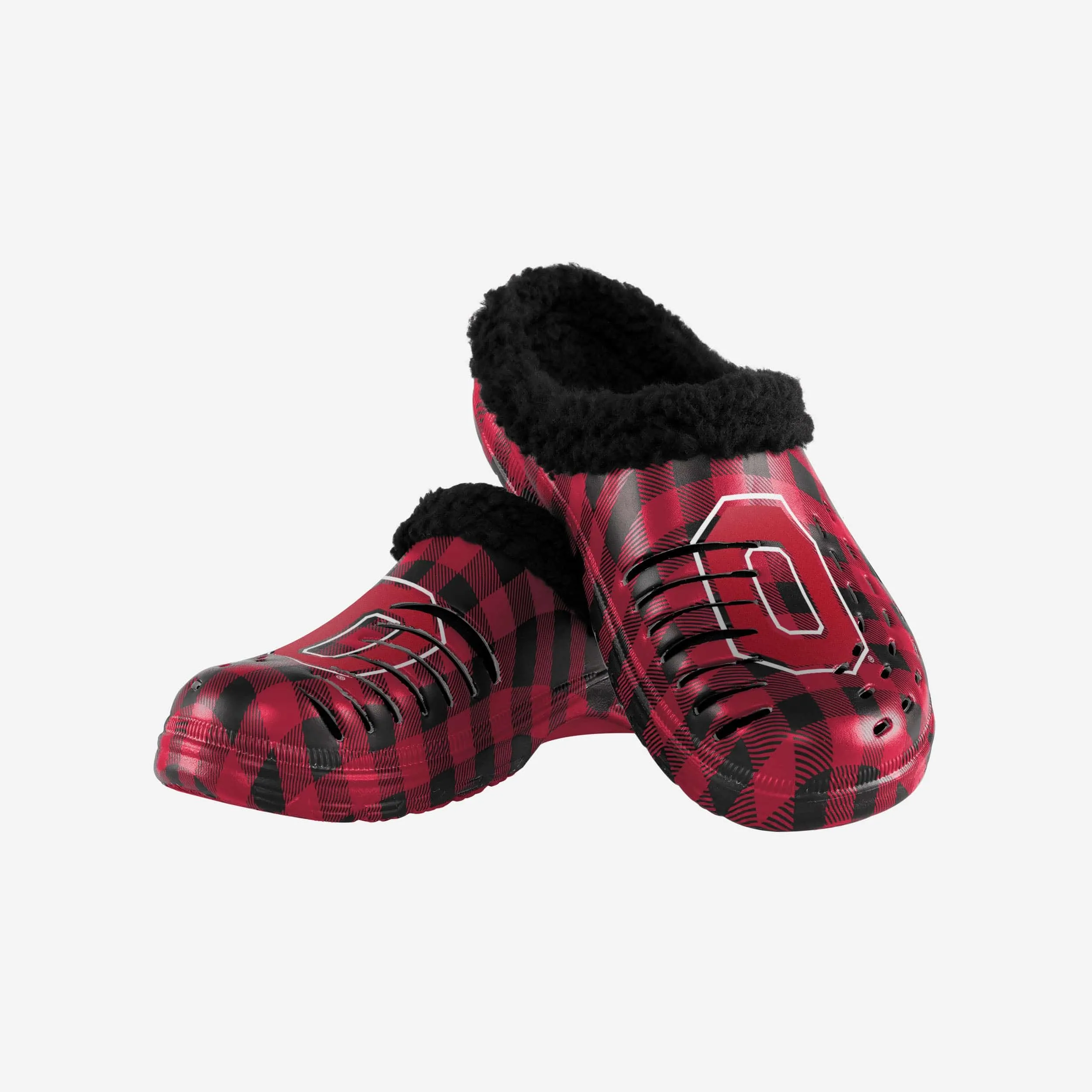 Ohio State Buckeyes Sherpa Lined Buffalo Check Clog