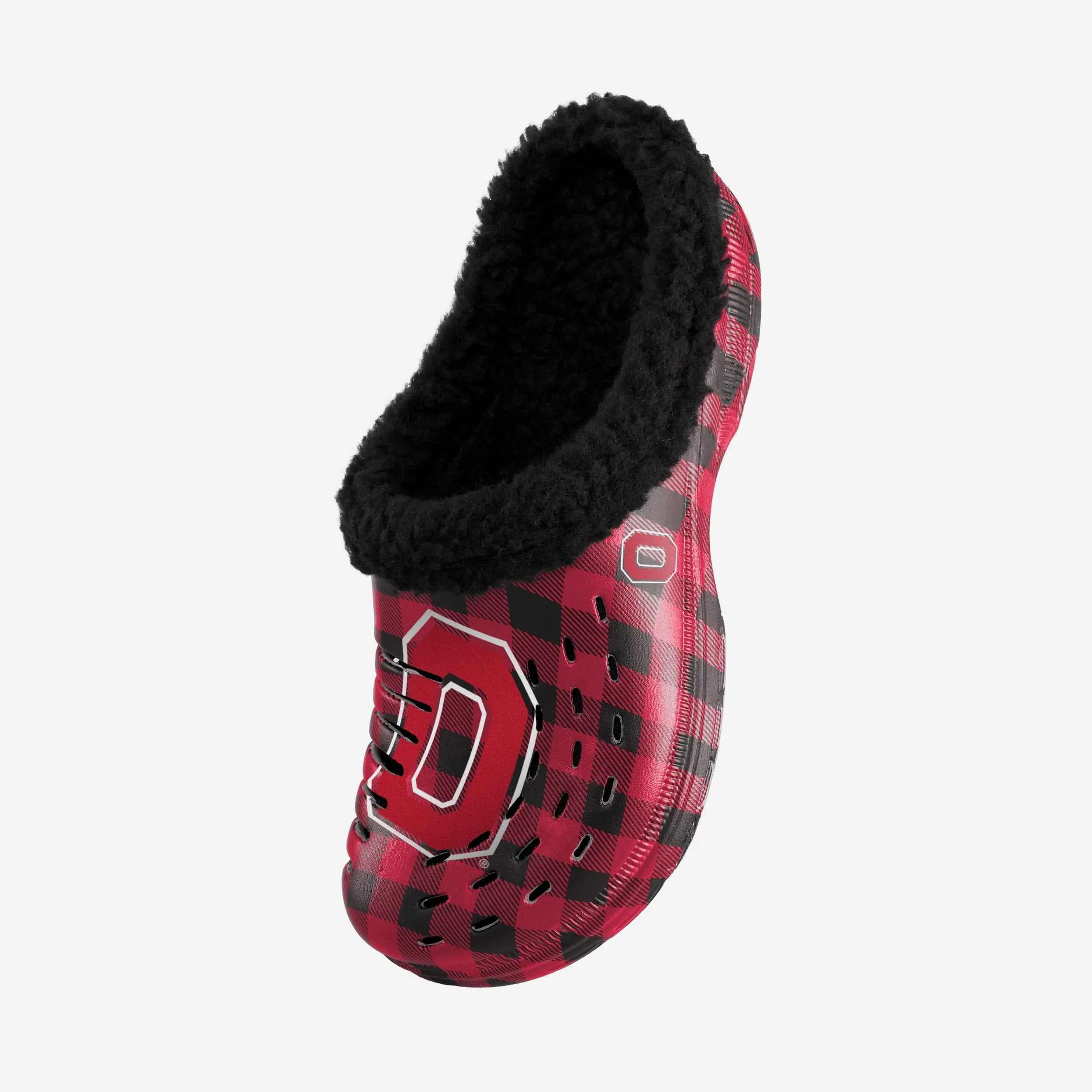 Ohio State Buckeyes Sherpa Lined Buffalo Check Clog