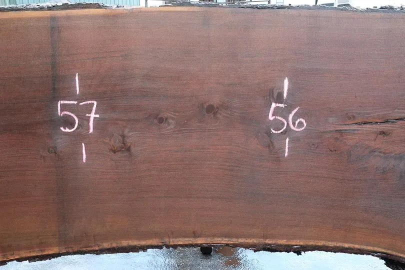 Oregon Black Walnut Slab 121422-10