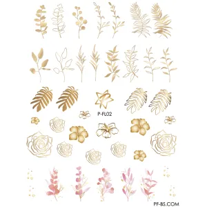 Pasties Decals - Summer Gold Designs