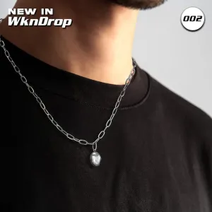 Pearl & Chain Pendant Necklace