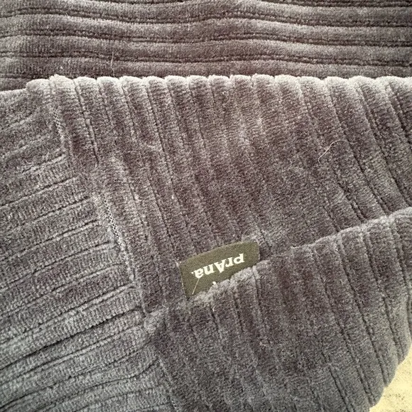 prAna Escambia Pull Over in Organic Velour, Women’s Small, Navy