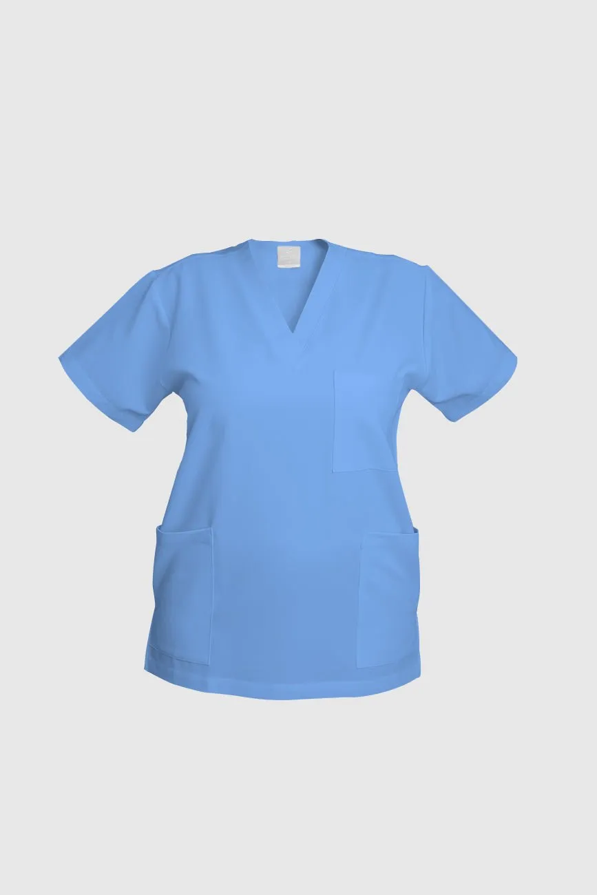 PRE-ORDER | Customizable Unisex Short Sleeve Scrub Top - CU S2102 | Ready in 10 Days