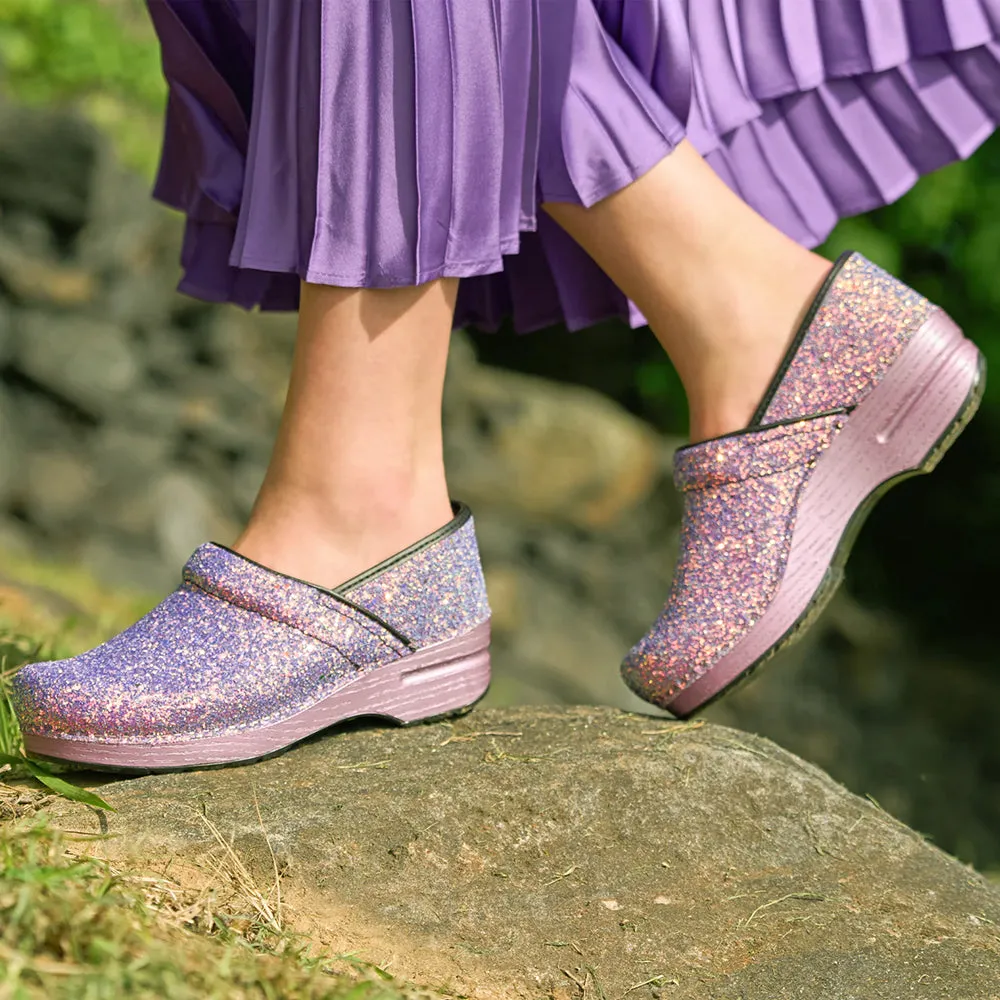 Professional Lilac Glitter Women's