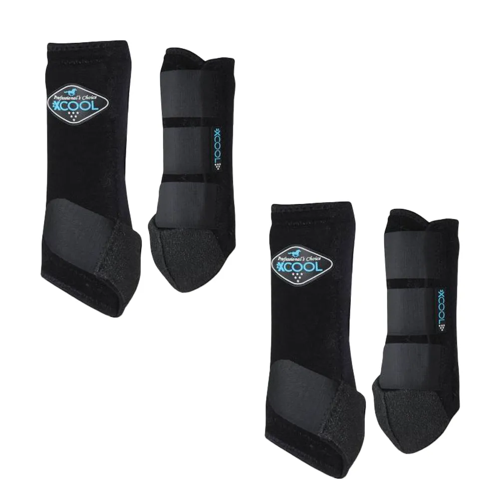 Professional's Choice 2XCool Sports Medicine Boot Value 4 Pack- Black