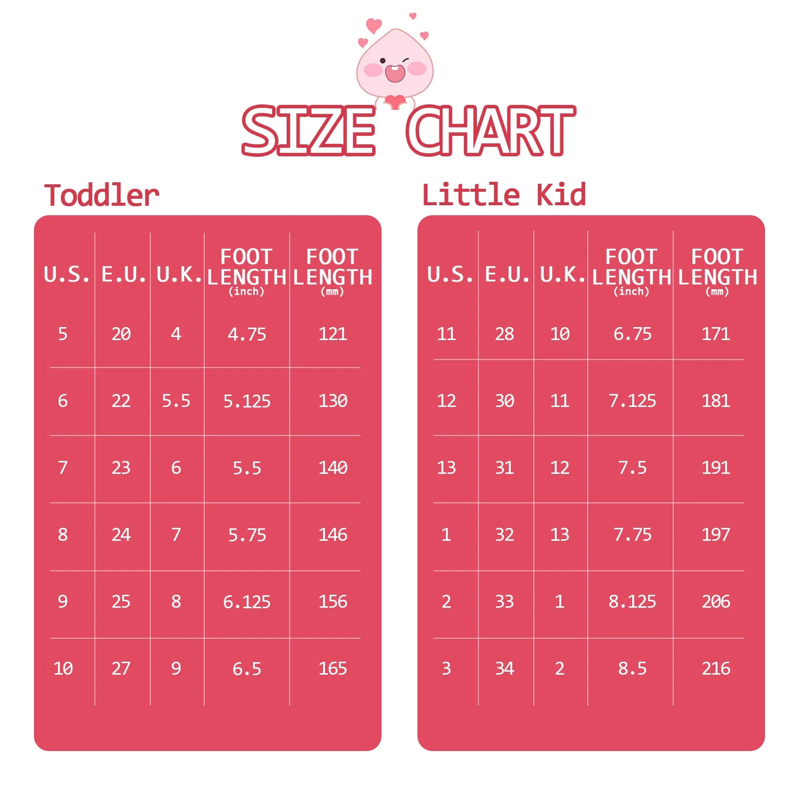 Red Heart Light Up Kids Rain Boots with Handles