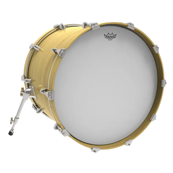 Remo 18" Ambassador Smooth White bassokalvo