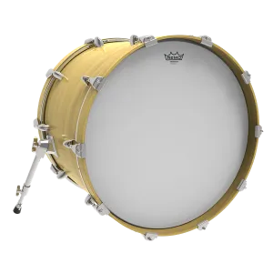 Remo 18" Ambassador Smooth White bassokalvo