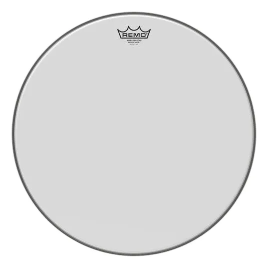 Remo-Pelle Ambassador Smooth White 18"