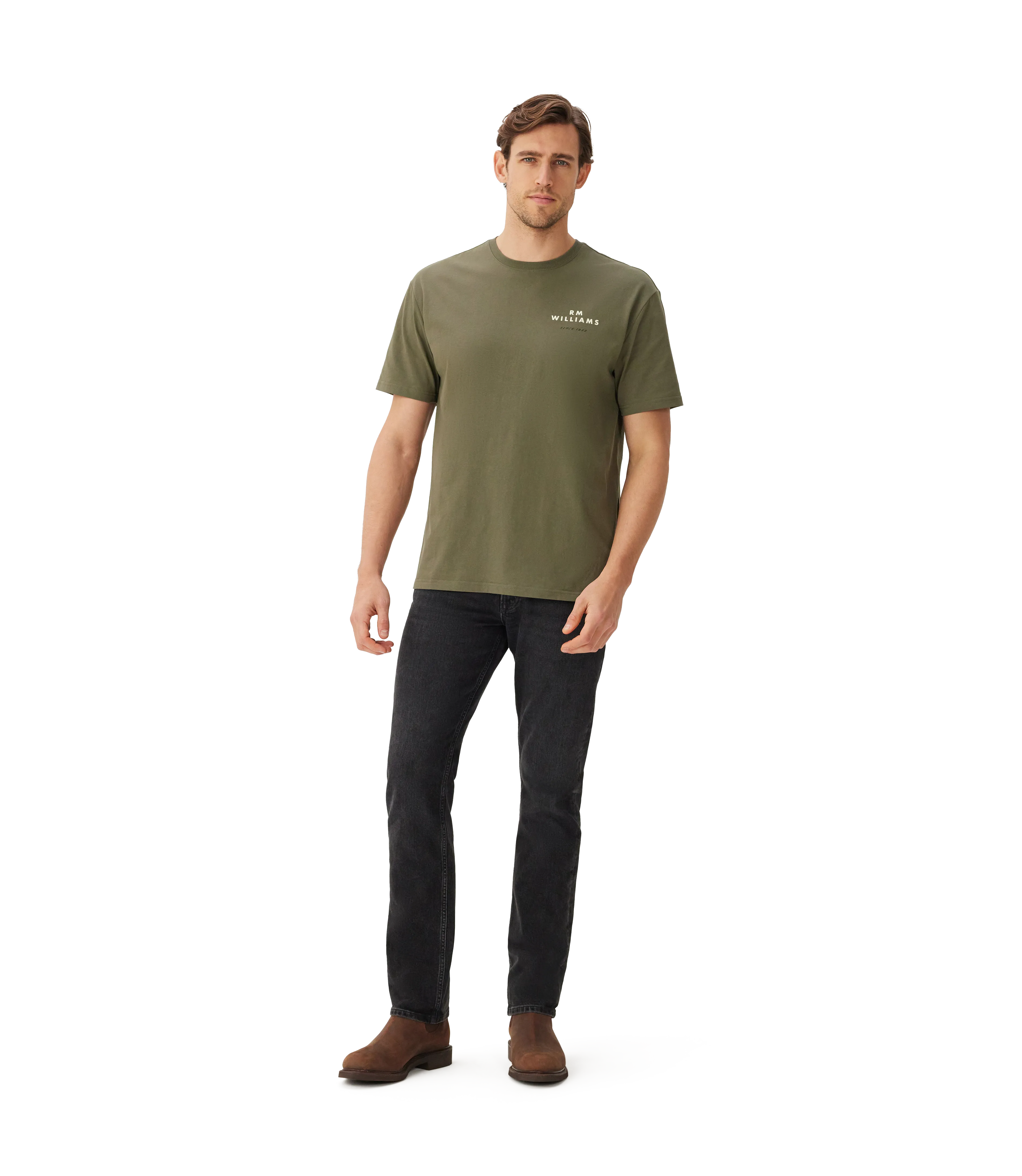 R.M. Williams Minimal T-Shirt - Military