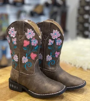 Roper Little Kids - Dazzle Floral Lights - Brown