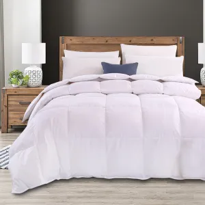 Royal Comfort Goose Feather And Down Quilt   Twin Pack 1000GSM Goose Pillows