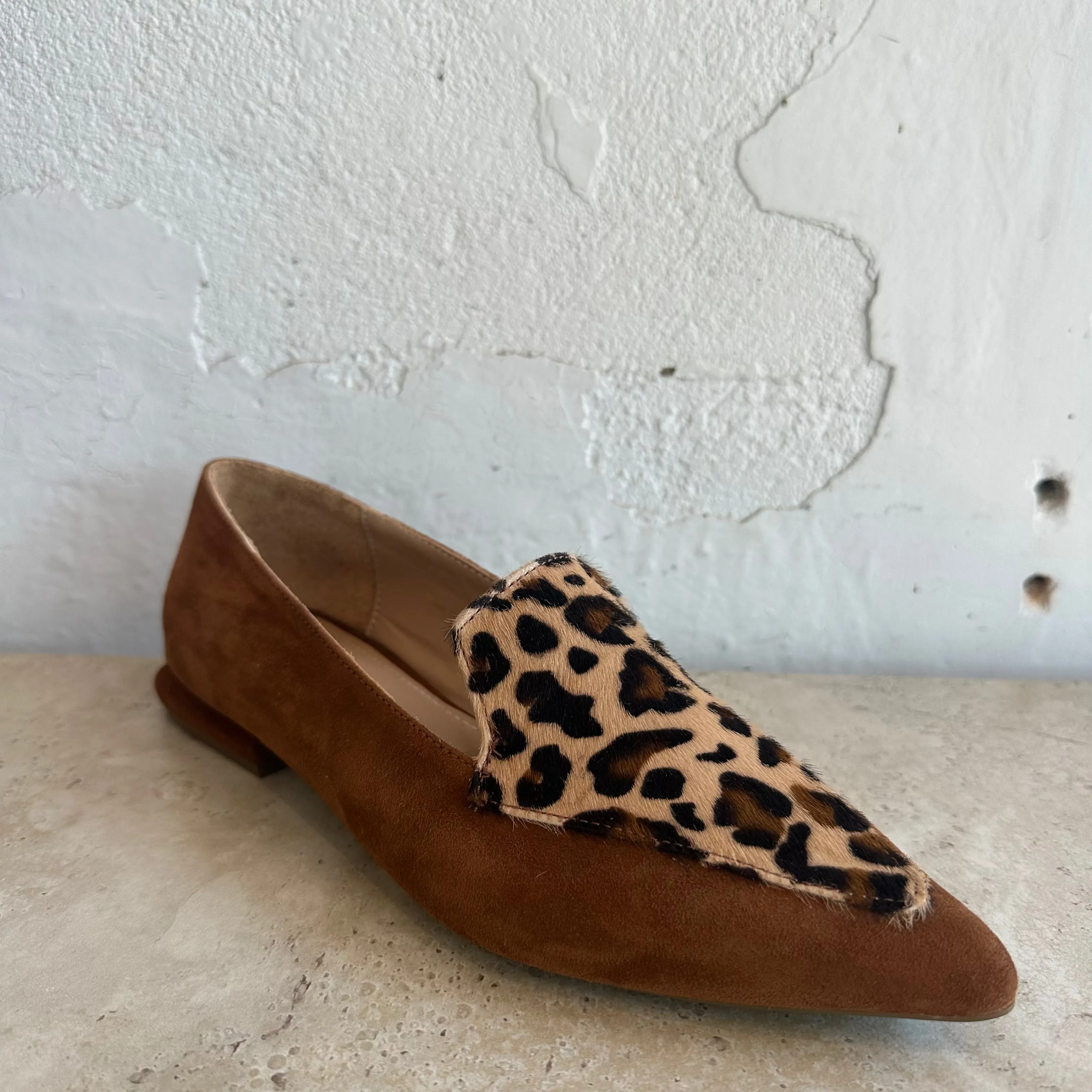 Sempre Di PAR46 Tan/Leopard