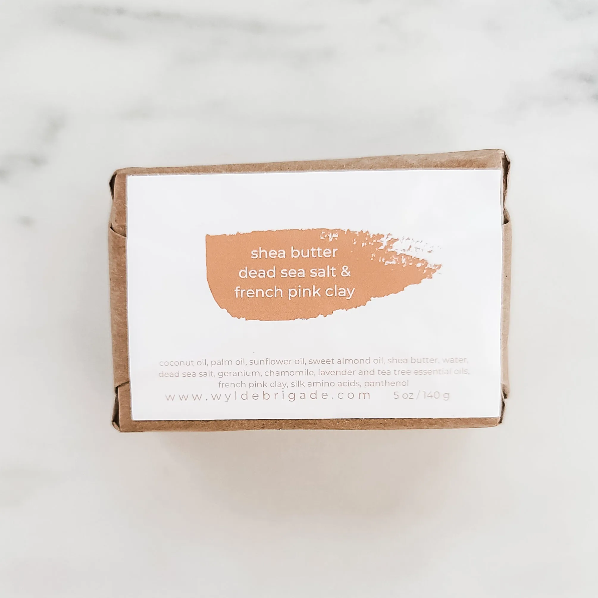 Shea Butter   Dead Sea Salt   French Pink Clay Soap