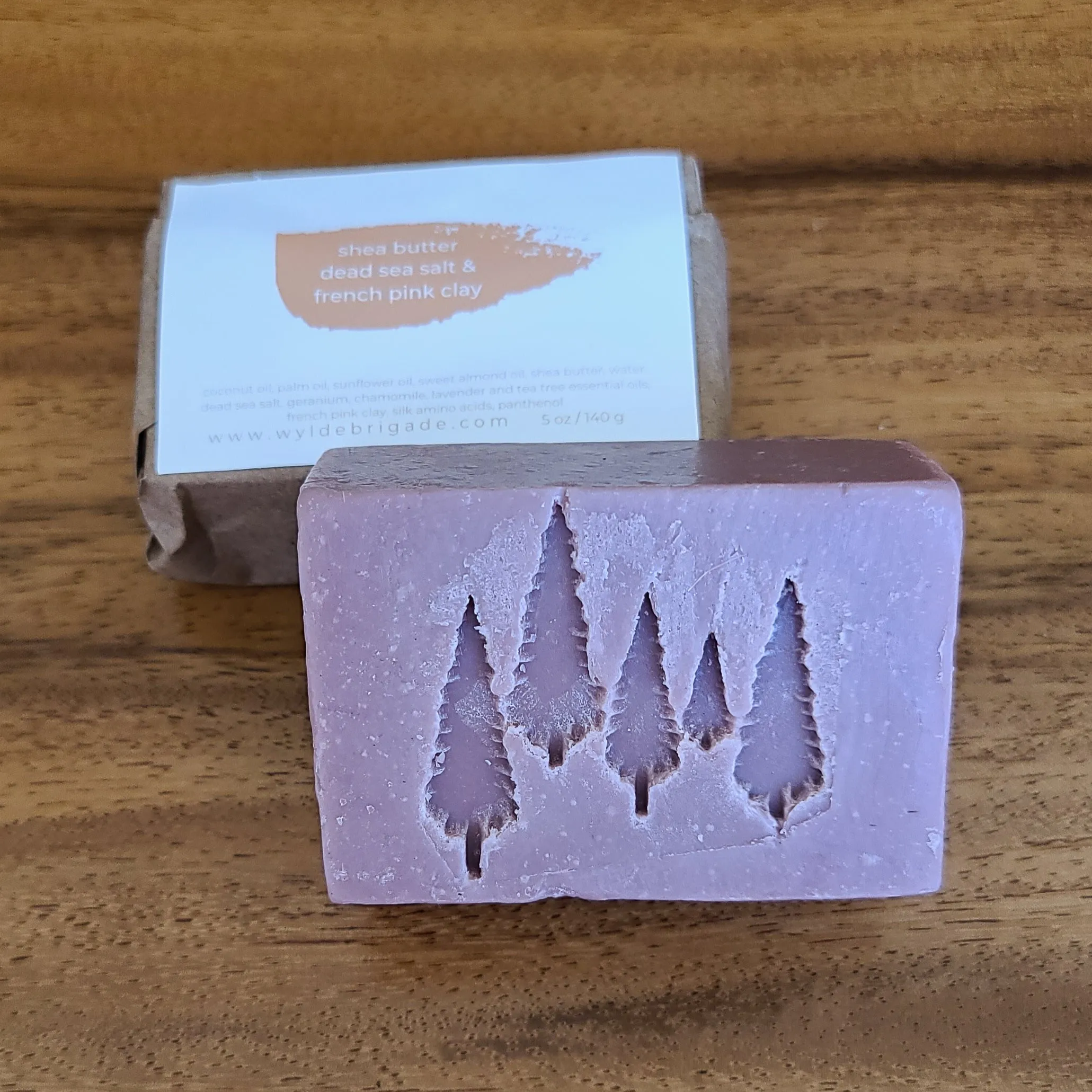 Shea Butter   Dead Sea Salt   French Pink Clay Soap