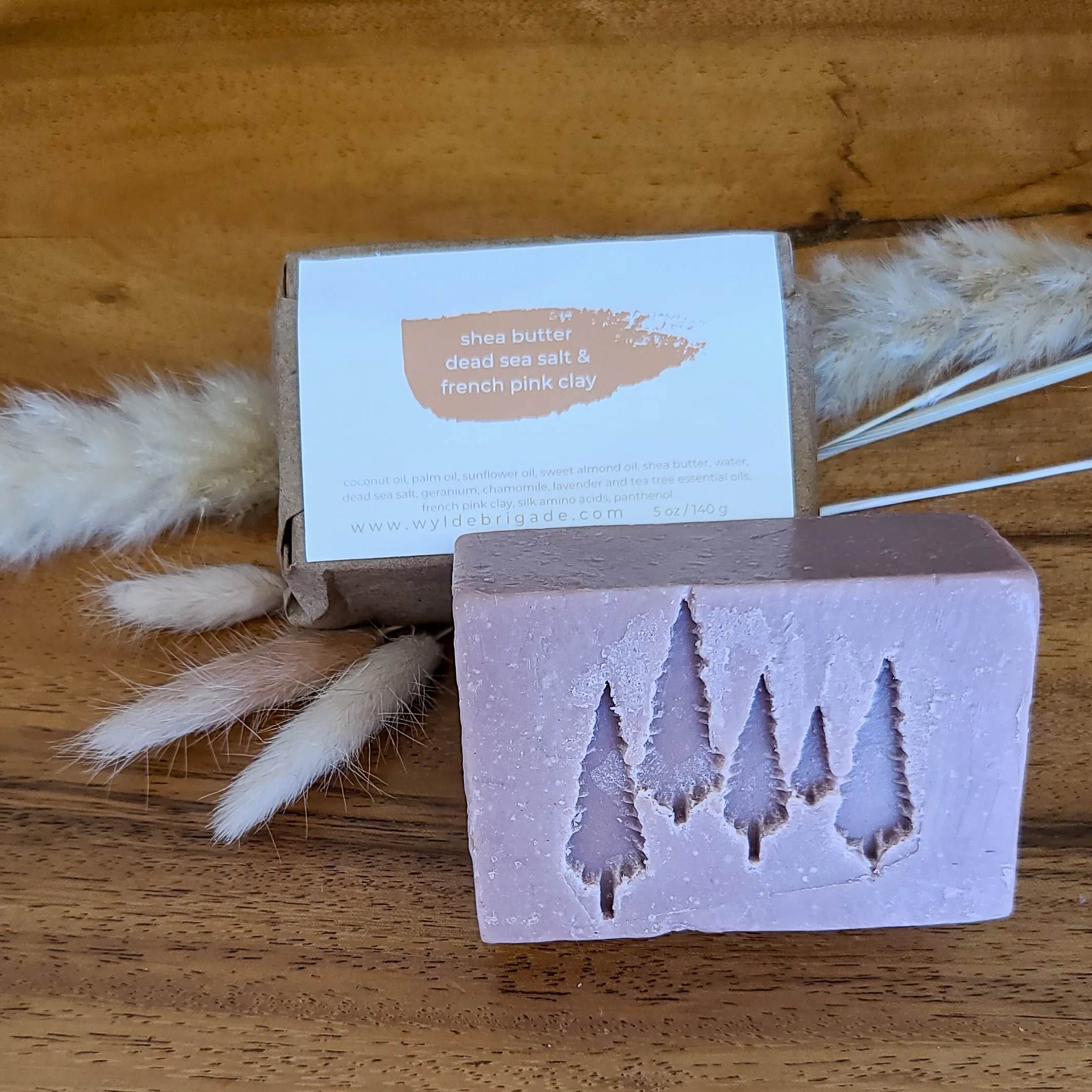 Shea Butter   Dead Sea Salt   French Pink Clay Soap