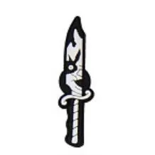 SHOE CHARMS -  CHUCKY KNIFE