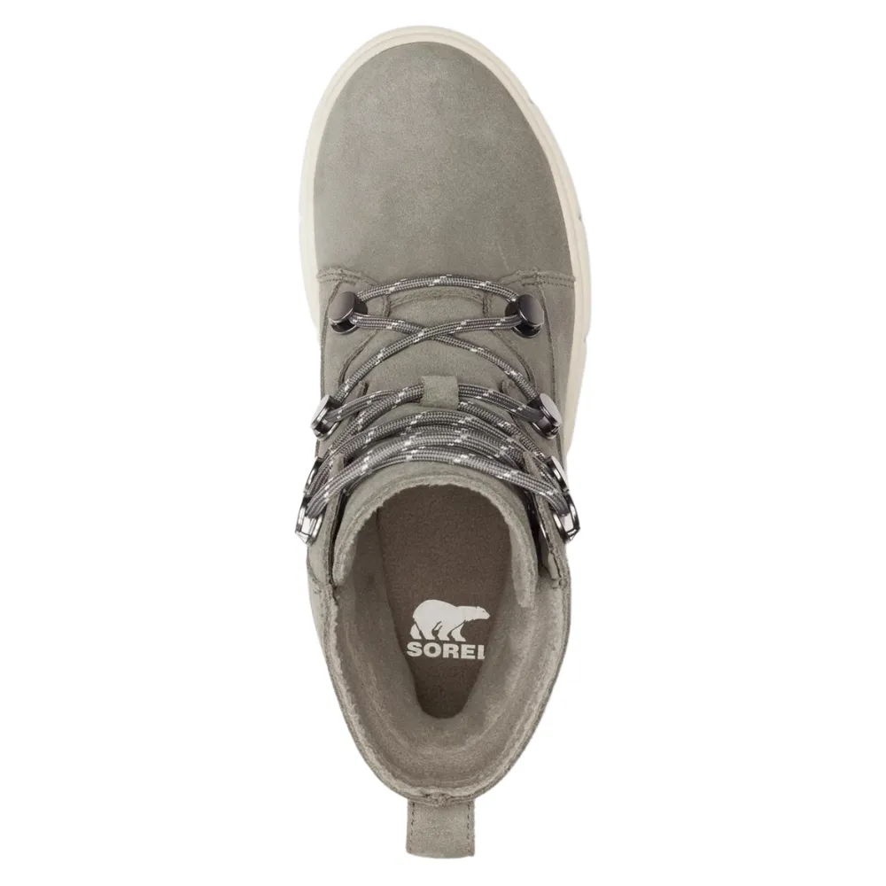 Sorel Explorer III Joan Quarry/Chalk Waterproof Boot (Women's)