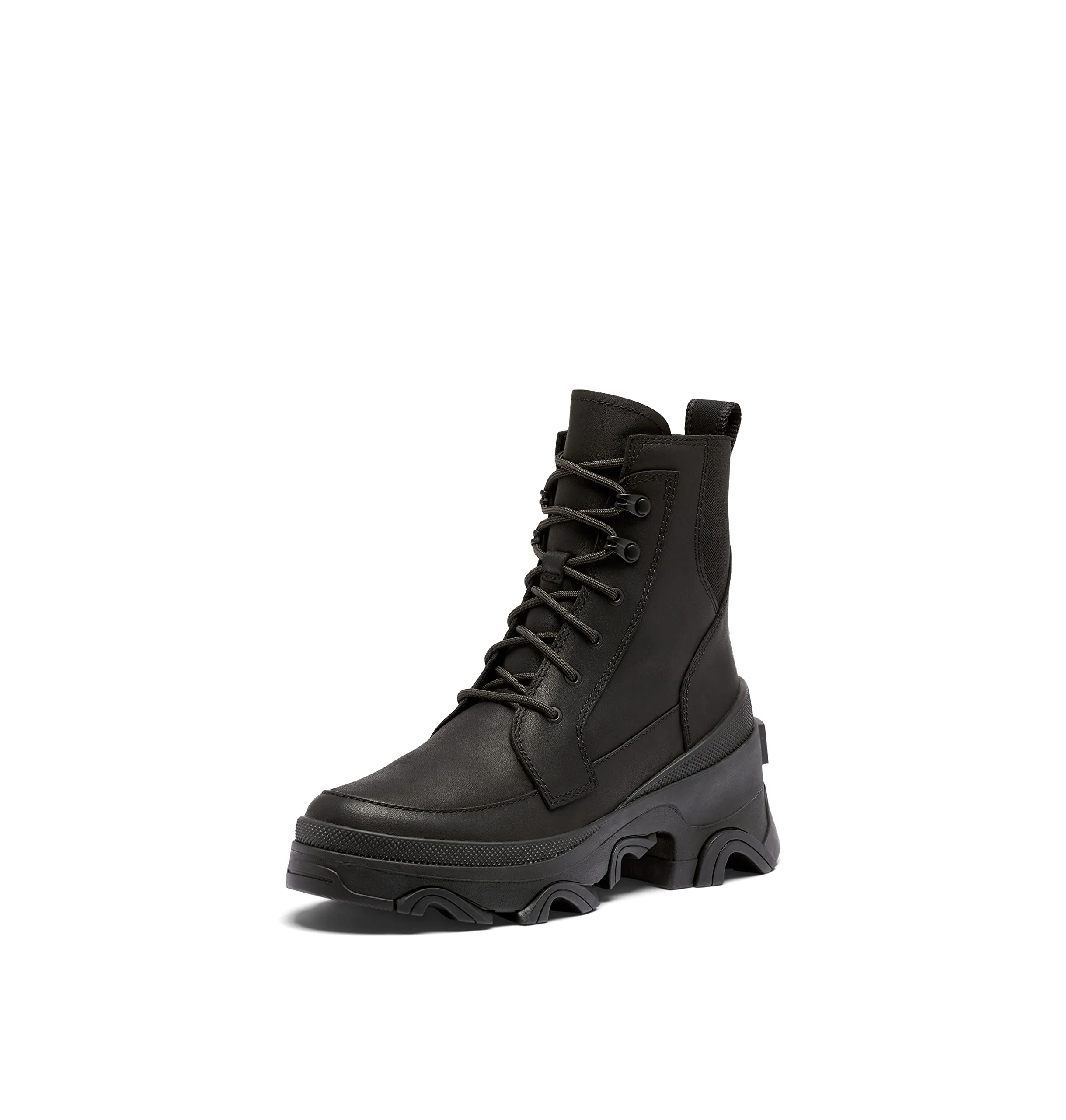 Sorel Women's Brex Boot Lace Waterproof Boots - Black, Jet - Size 6.5