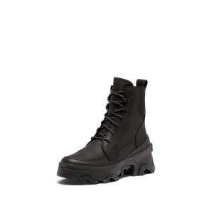 Sorel Women's Brex Boot Lace Waterproof Boots - Black, Jet - Size 6.5