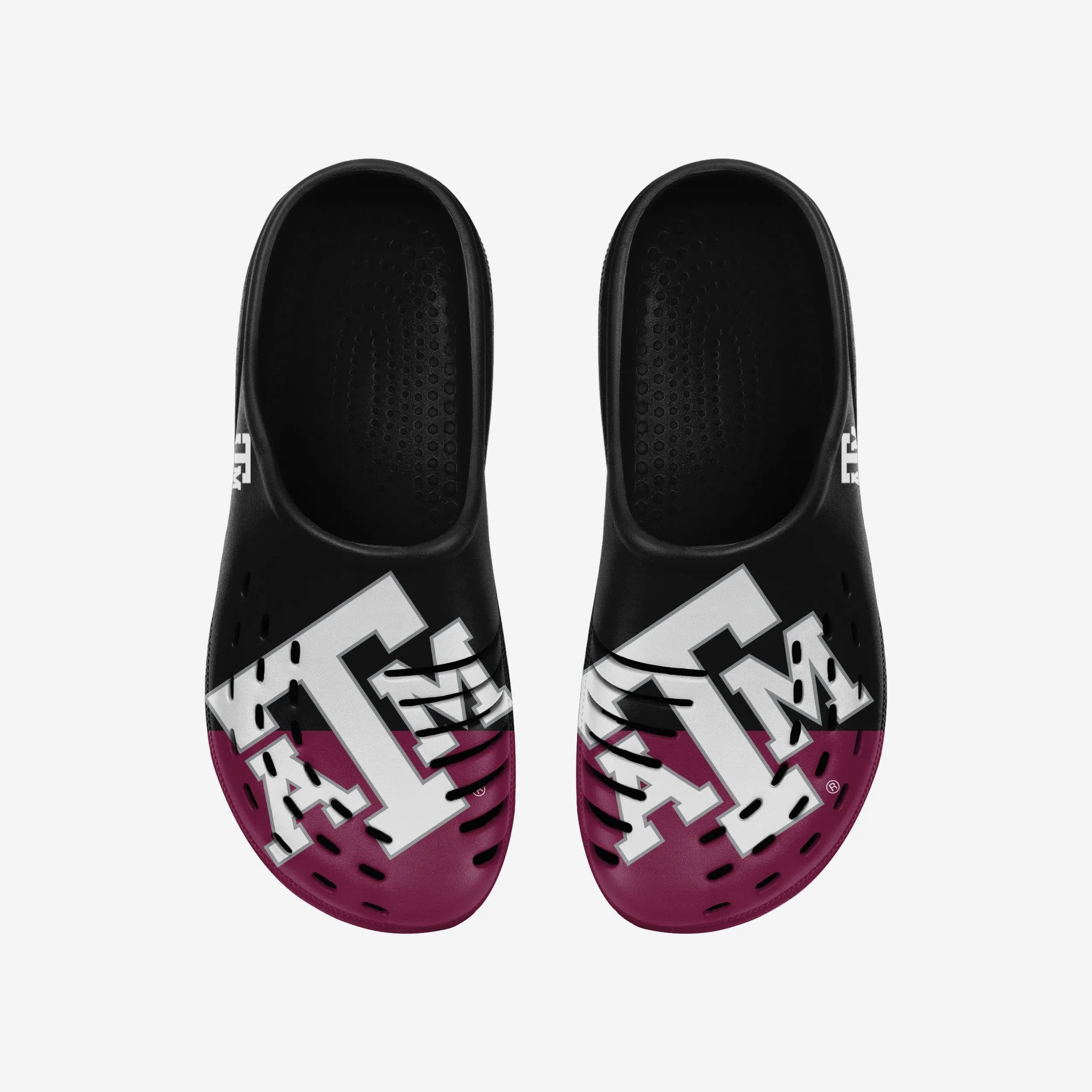 Texas A&M Aggies Colorblock Big Logo Clog