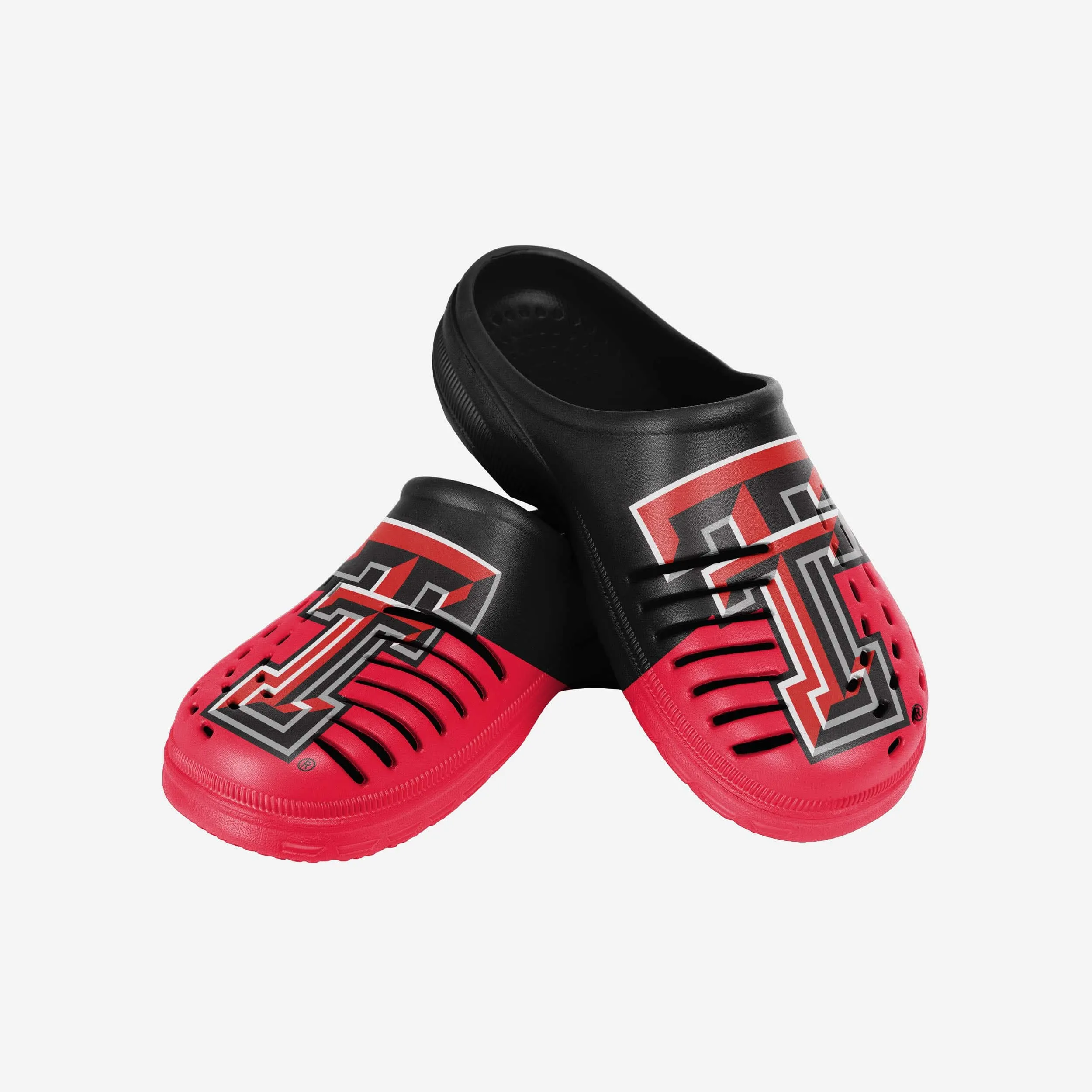 Texas Tech Red Raiders Colorblock Big Logo Clog