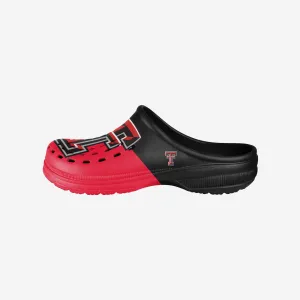 Texas Tech Red Raiders Colorblock Big Logo Clog