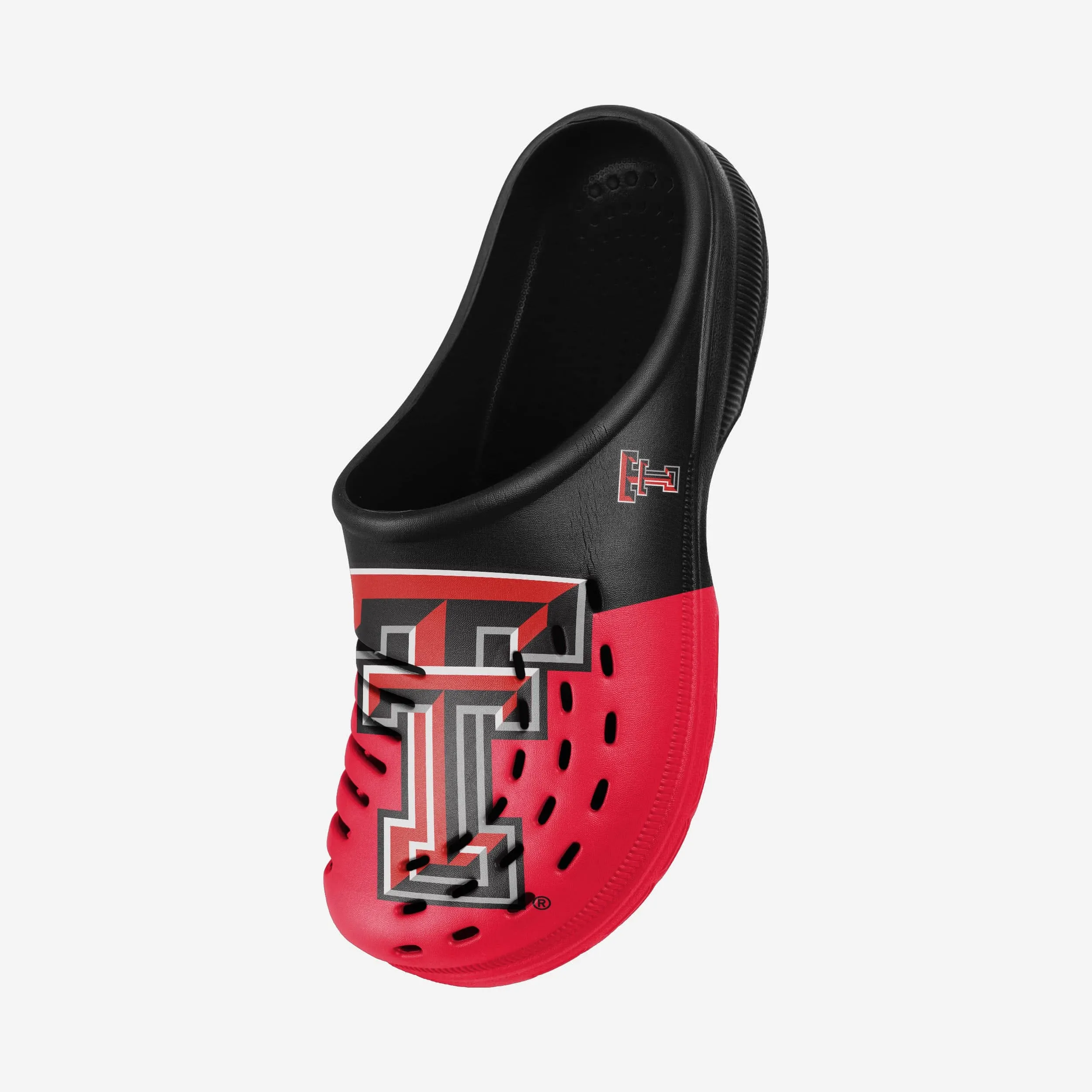 Texas Tech Red Raiders Colorblock Big Logo Clog