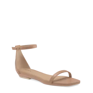 The Gigi - Latte Crocodile Flat