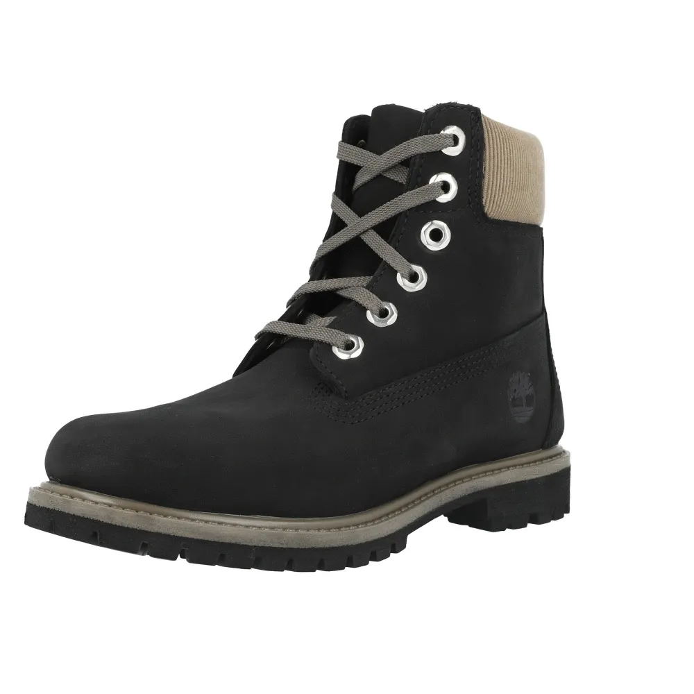 Timberland 6 Inch Waterproof Black Boots