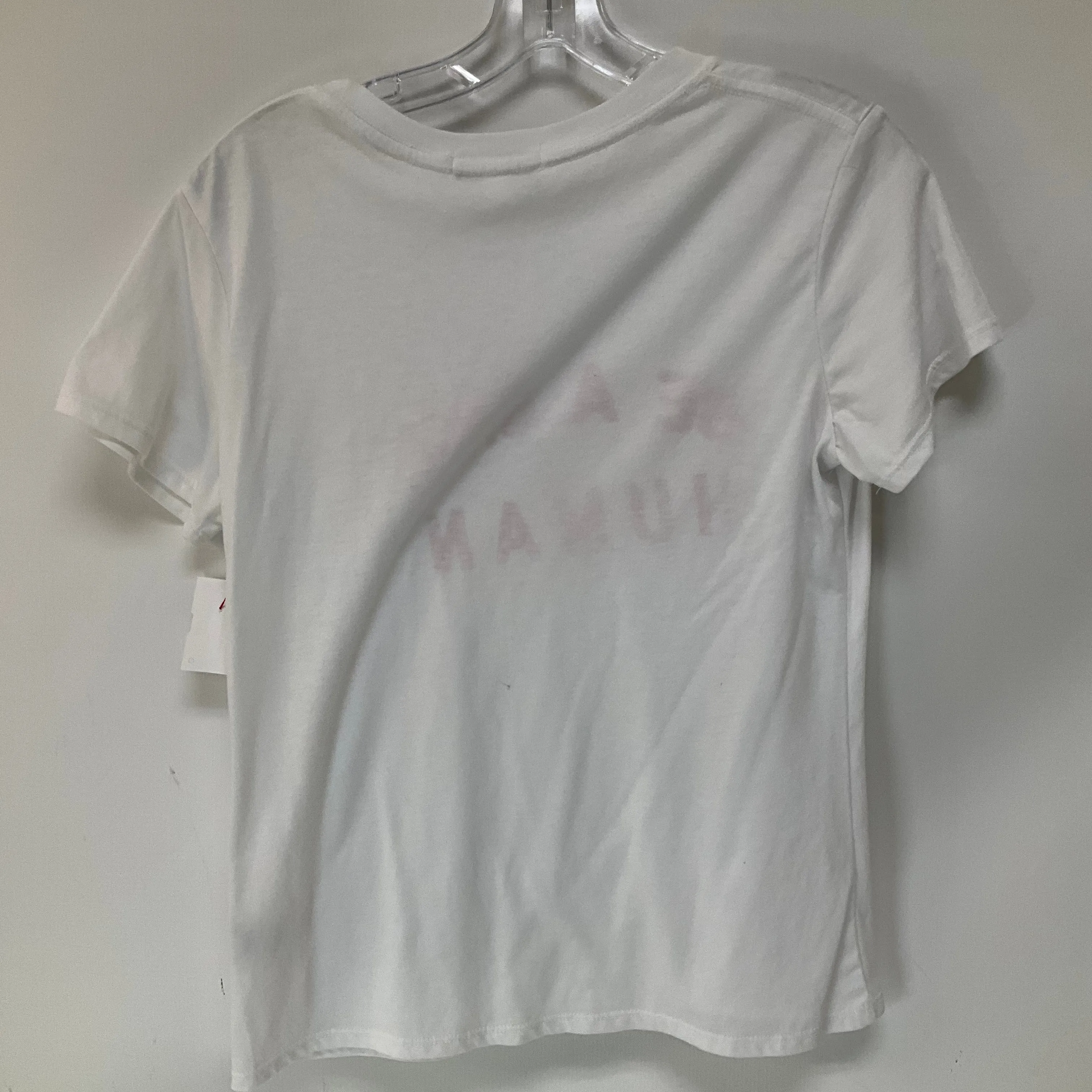 Top Short Sleeve By Cmc In White, Size: S