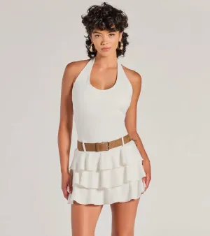 Trendy Slay Ruffled Drop Waist Romper