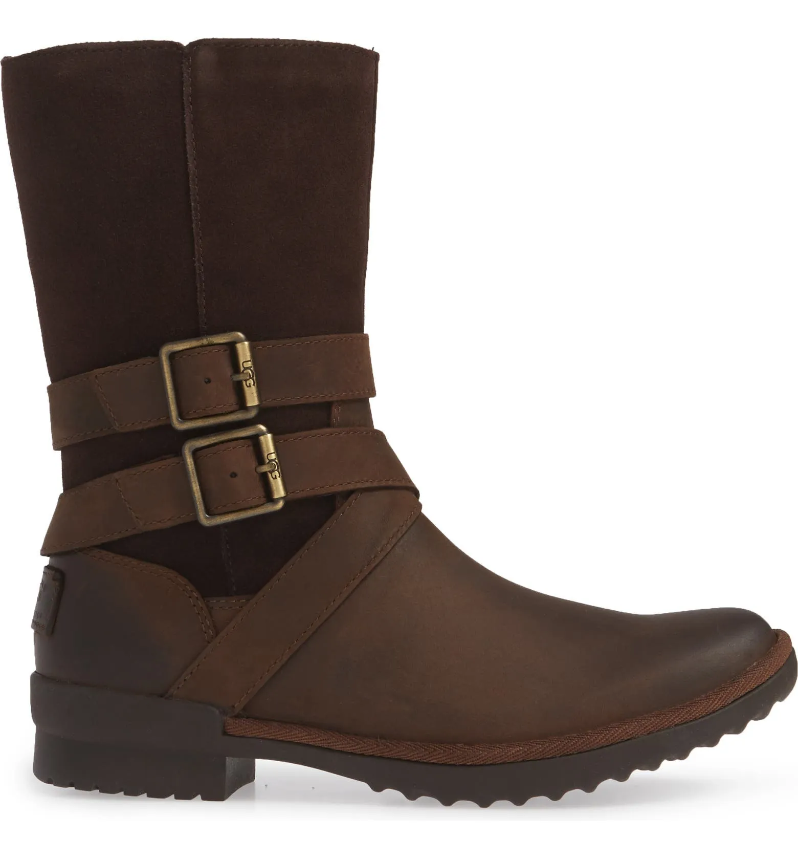 UGG W LORNA WATERPROOF LTHR/SU BOOT