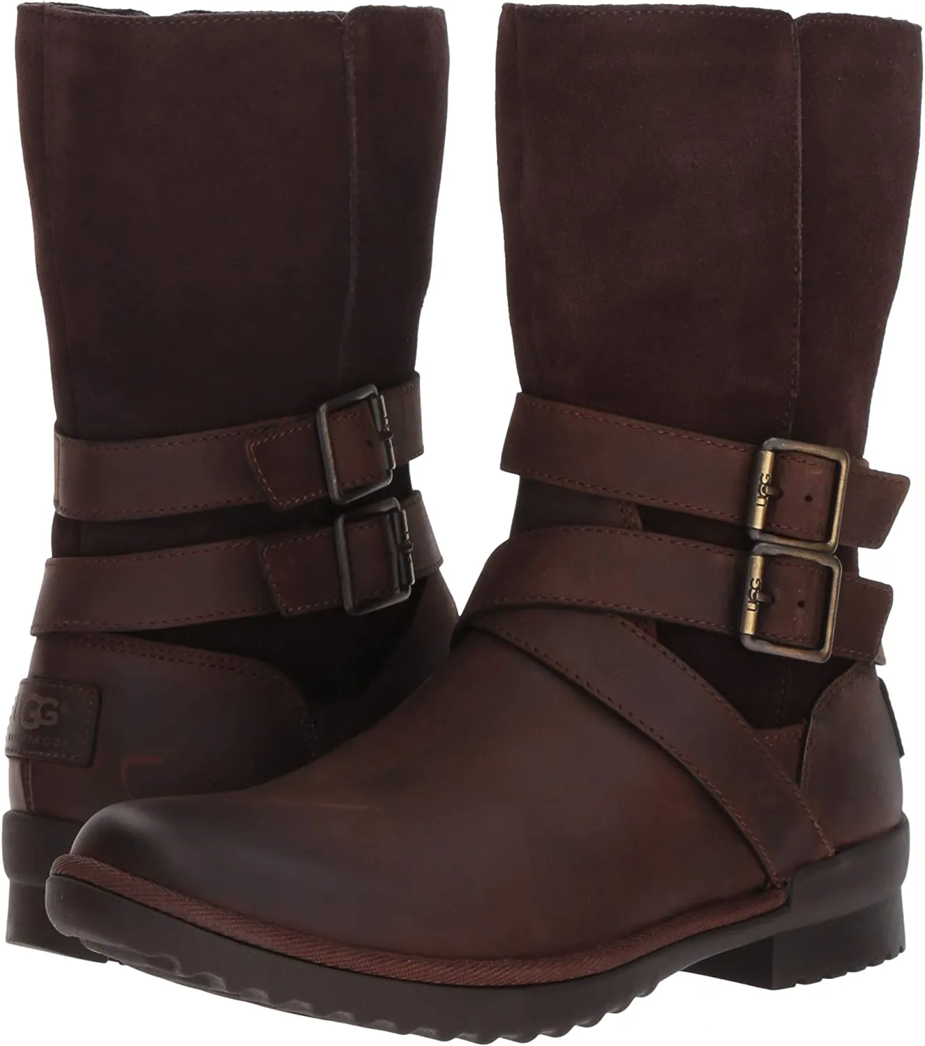 UGG W LORNA WATERPROOF LTHR/SU BOOT