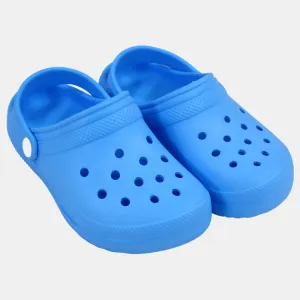 Unisex Kids Rubber Clogs – Baby Blue