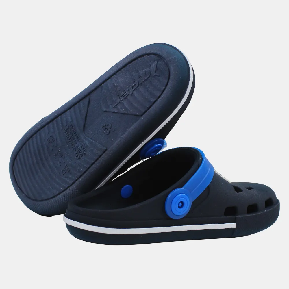 Unisex Rubber Clogs Slippers - Navy