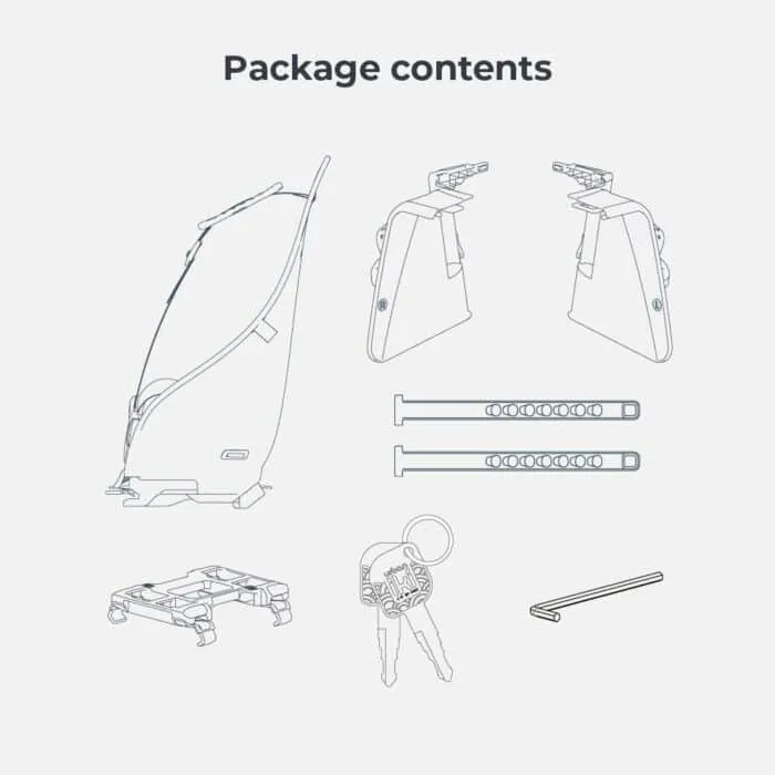 Urban Iki - Ta-Ke Rear Seat with Carrier mounting