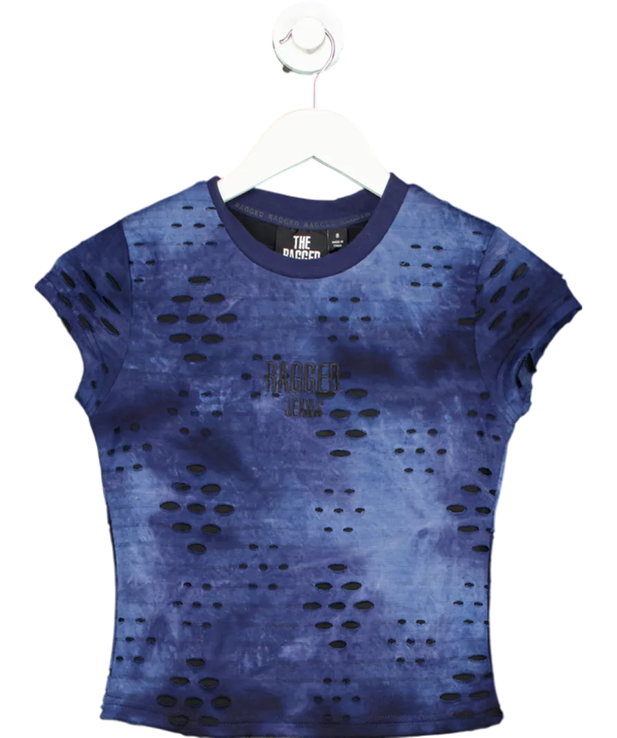 Urban Outfitters Blue The Ragged Priest Holey T-shirt UK S