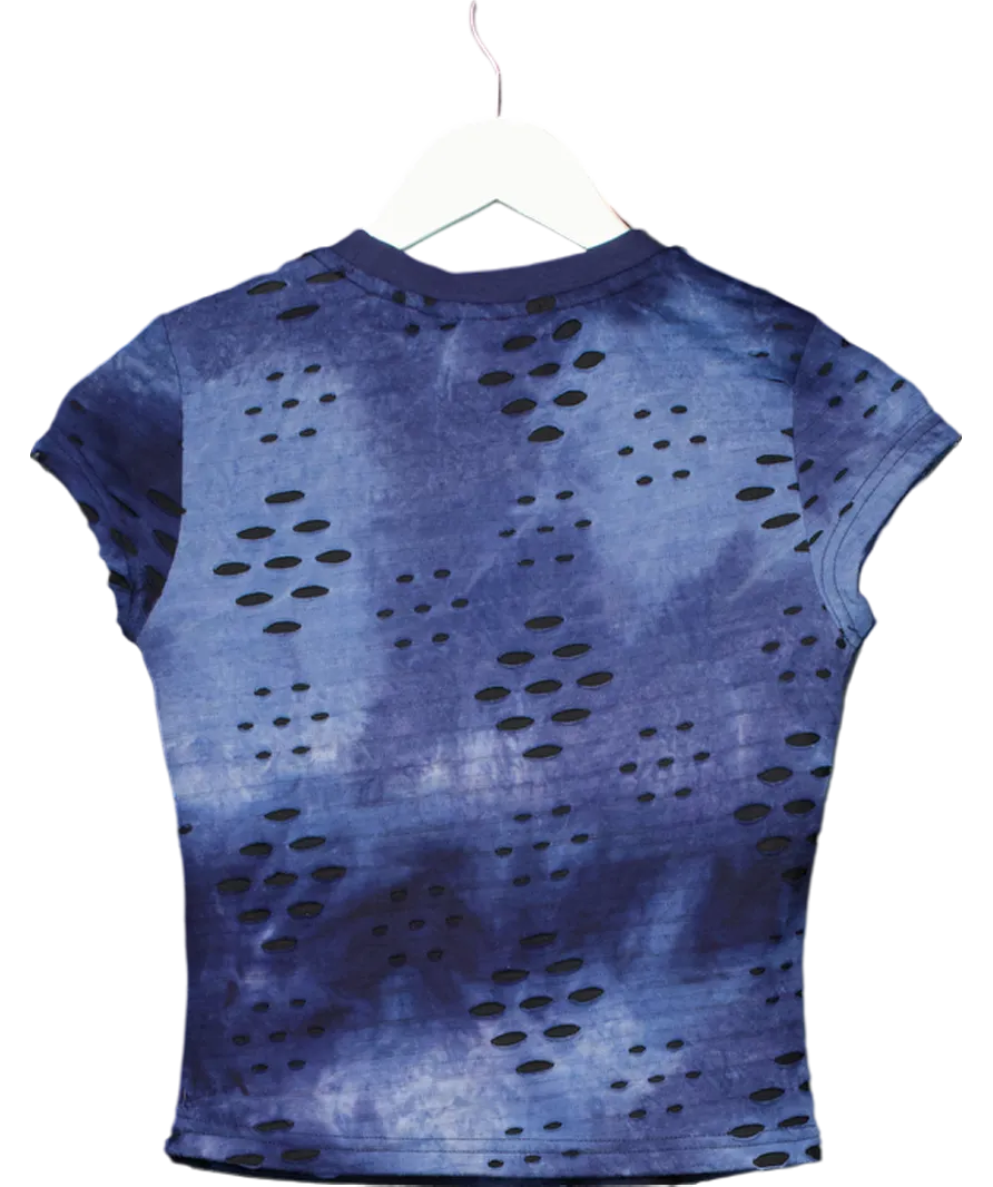 Urban Outfitters Blue The Ragged Priest Holey T-shirt UK S