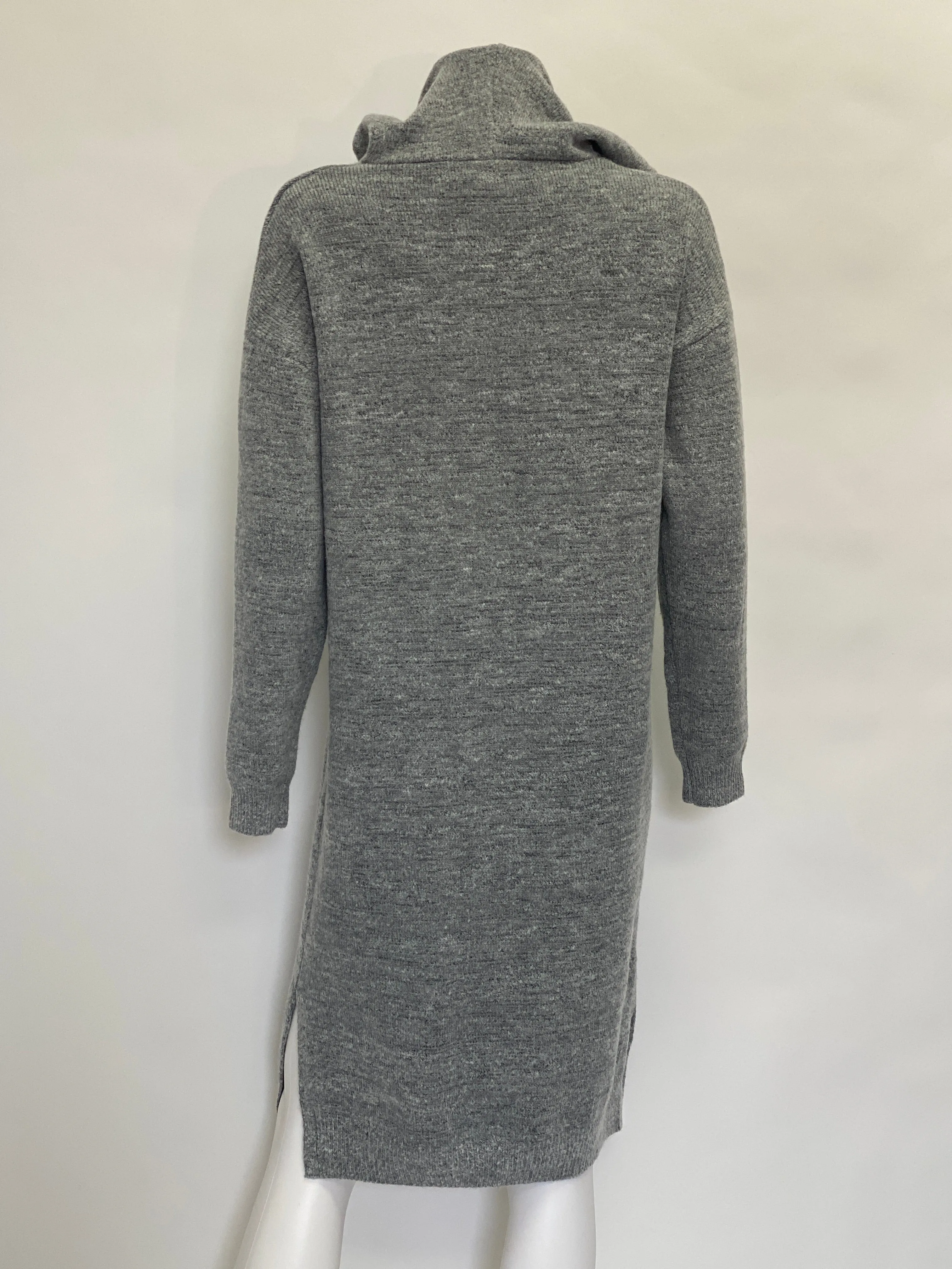 Urban Outfitters Grey Oversized Hooded Sweater Dress