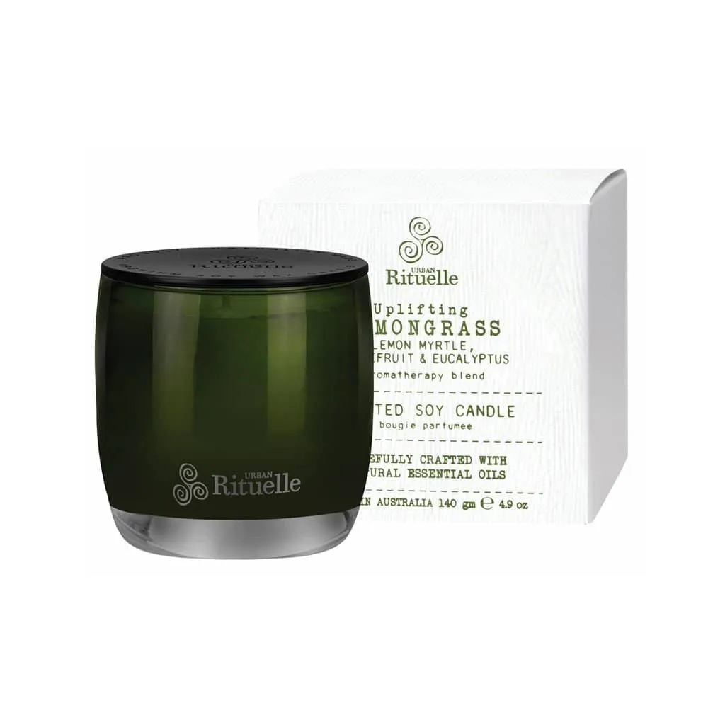 Urban Rituelle - Flourish - Scented Soy Candle 140g - Lemongrass Blend