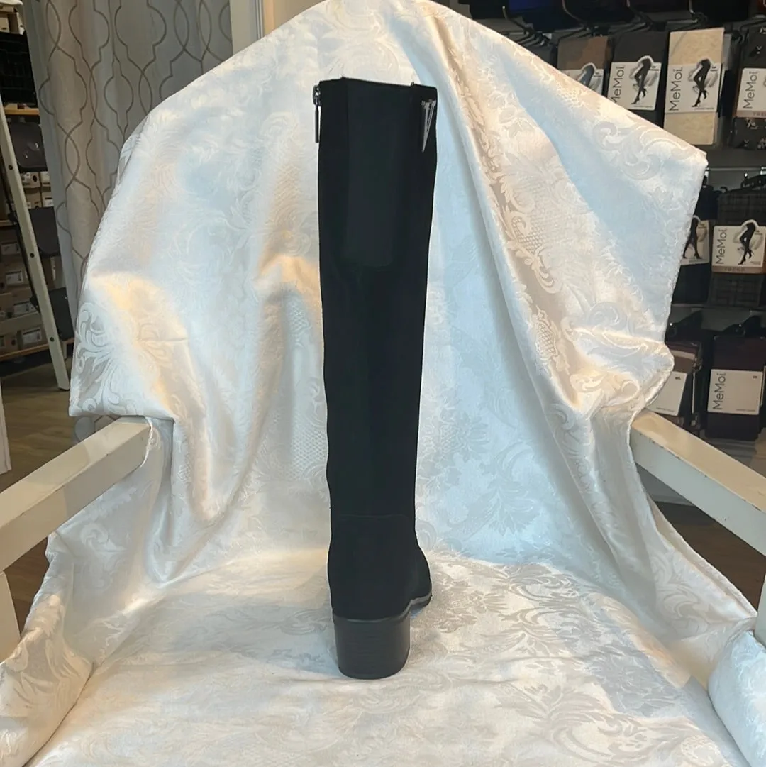 VALDINI DIANE BLACK SUEDE TALL WATERPROOF BOOT