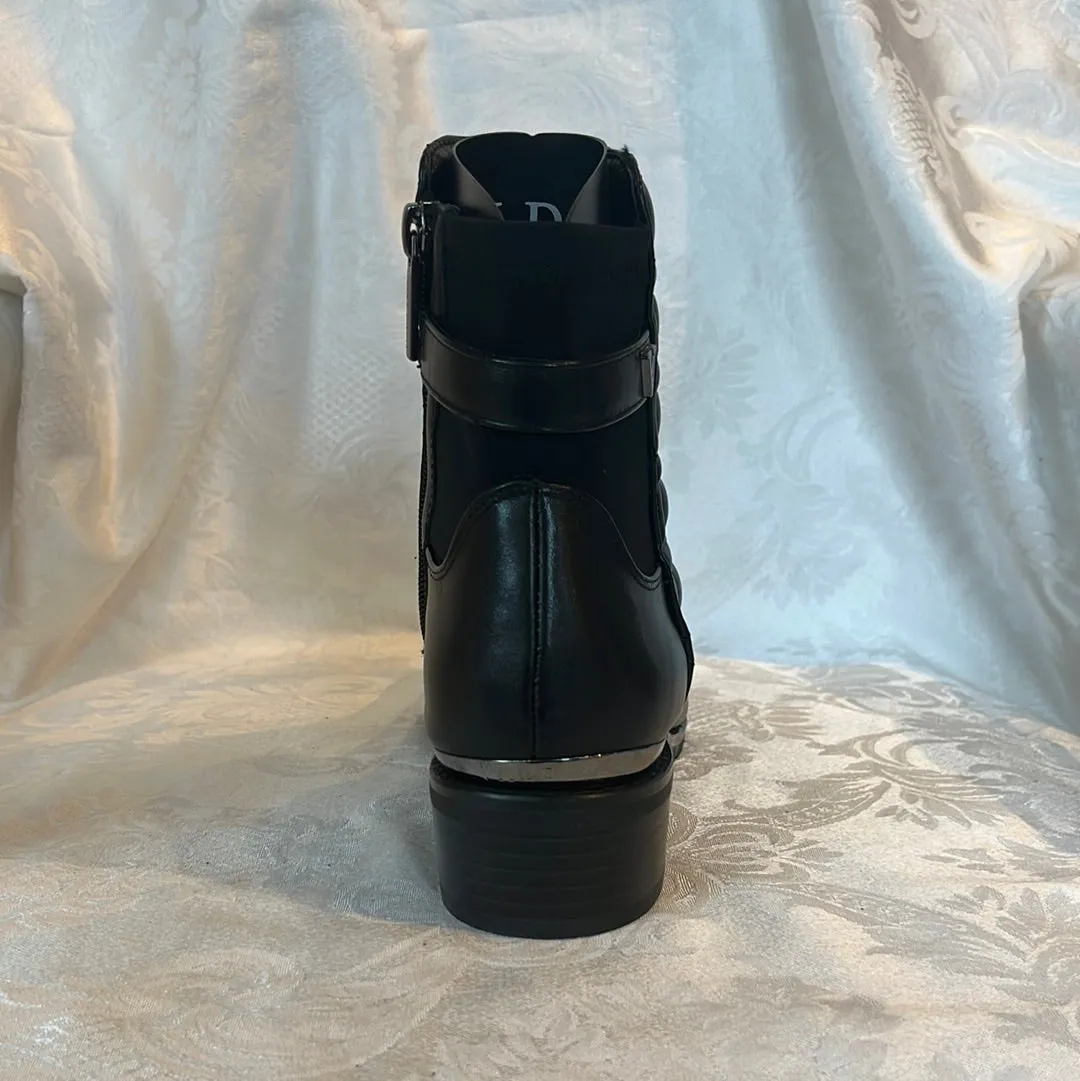 VALDINI NILA BLACK LEATHER WATERPROOF BOOT