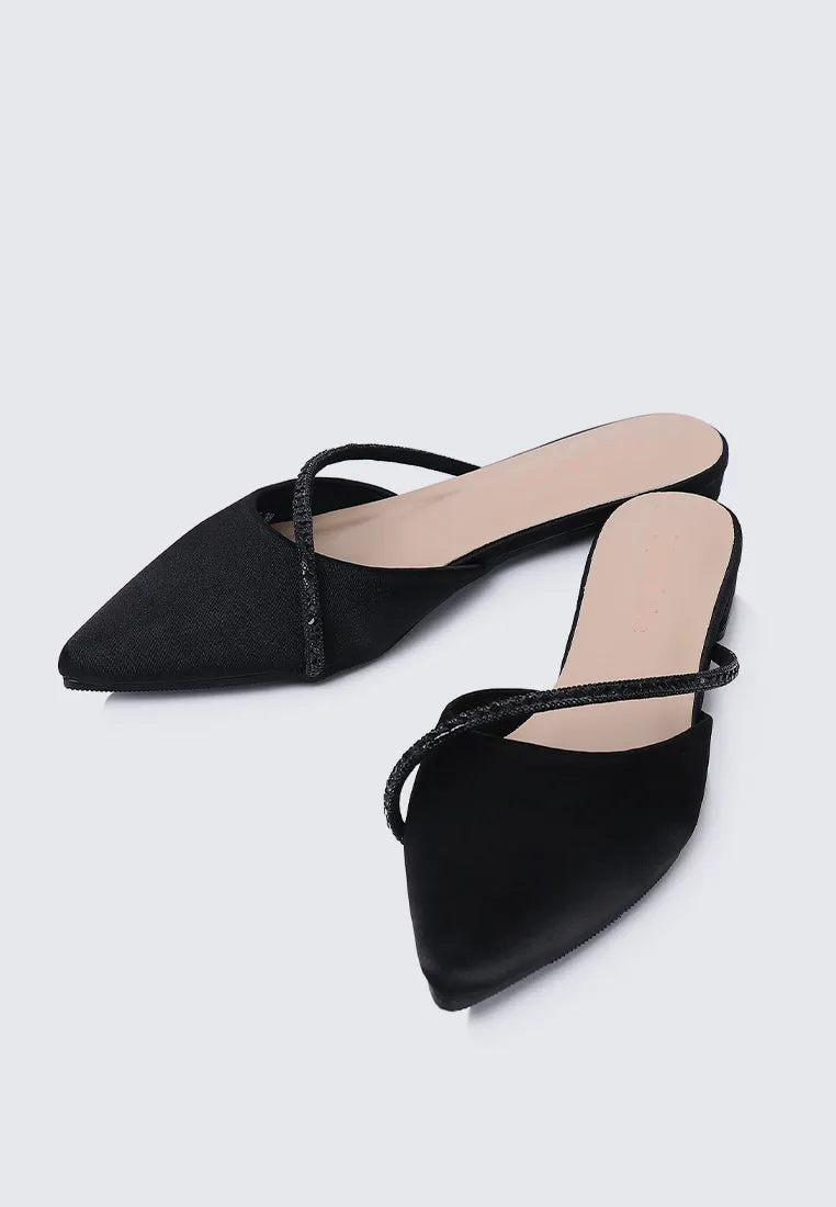 Vion Comfy Ballerina In Black