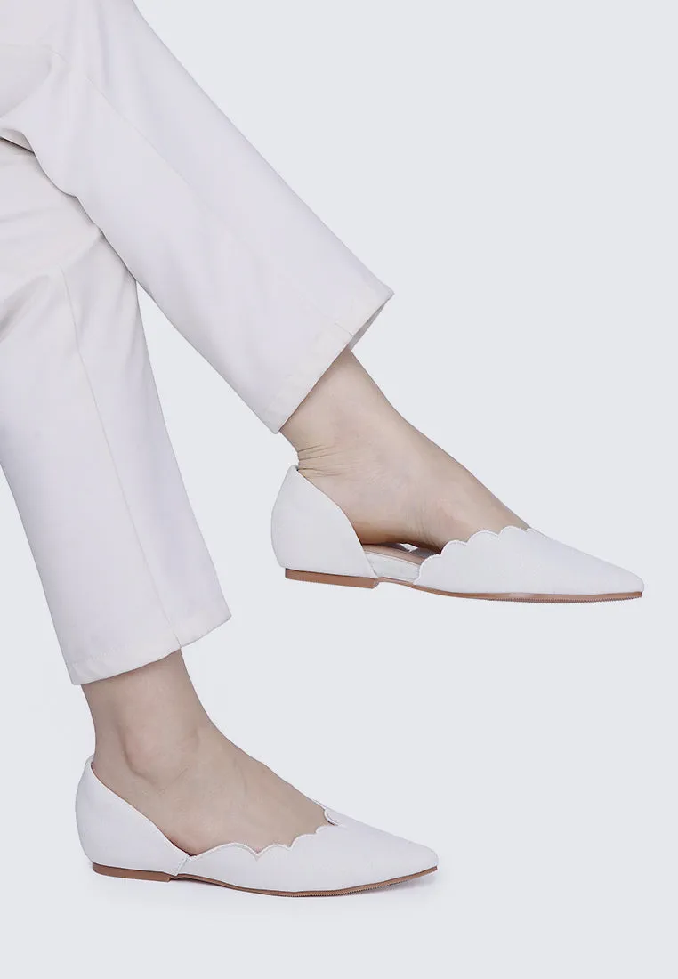 Wanisha Comfy Ballerina In Ivory