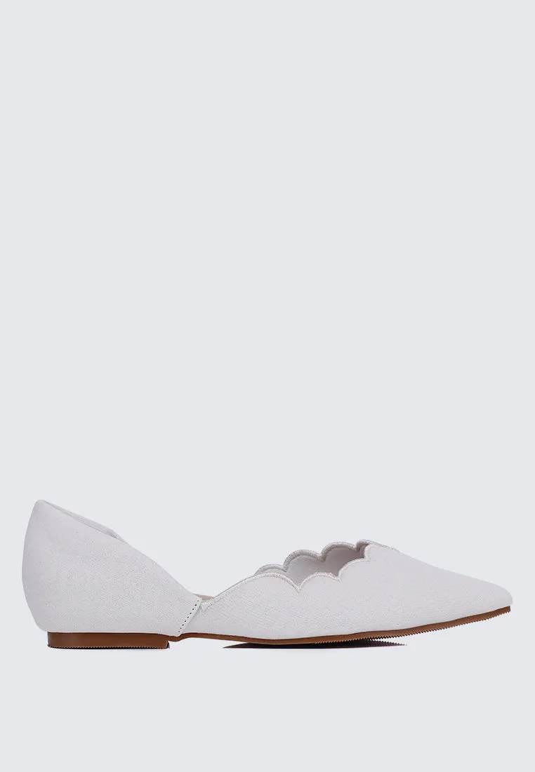 Wanisha Comfy Ballerina In Ivory